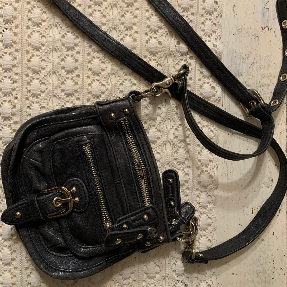 Junior Drake Black Mini Shoulder Bag